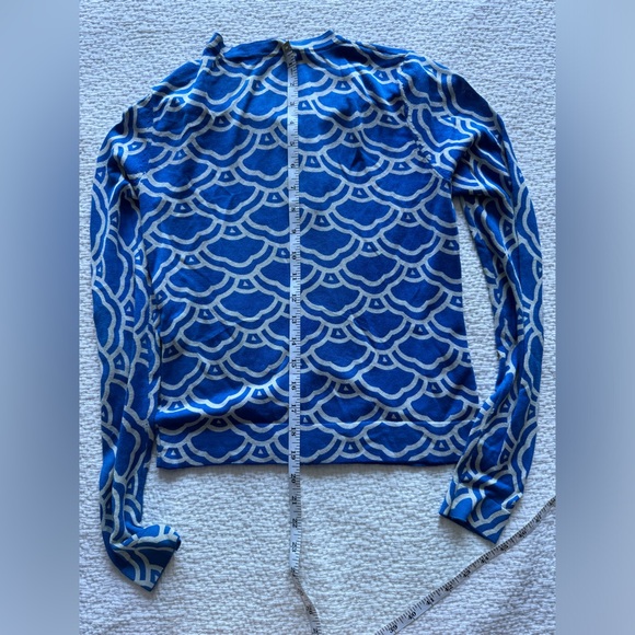 DVF Diane Von Furstenberg ICONIC “IBIZA” graphic cardigan - Picture 4 of 5